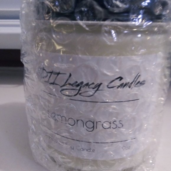 Brand New!! Lemongrass Scented Candles (Organza) - Picture 4 of 5